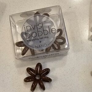 Brown Nano Mini Hair Tie